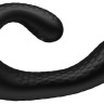 Вагінально-кліторальний вібратор Shunga Miyo нереалістичний, чорний, 18.5 х 3.7 см