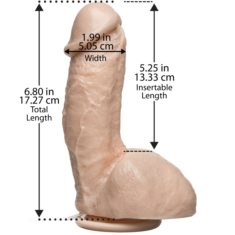 Фалоімітатор, що кінчає Doc Johnson The Amazing Squirting Realistic Cock, ПВХ, діаметр 5,1см