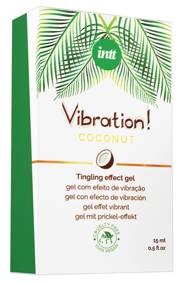 Рідкий вібратор Intt Vibration Coconut Vegan (15 мл) (без пакування!!!)