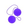 Вагінальні кульки пластикові фіолетові Toy Joy