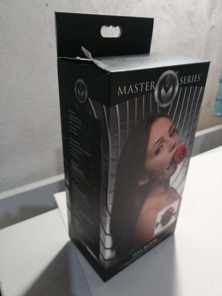 Кляп Master Series Eye-Catching Ball Gag With Rose (м'ята упаковка!!!)