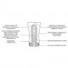 Tenga U.S. Soft Tube Cup - Мастурбатор с контролируемой плотностью, 18х6 см (белый)