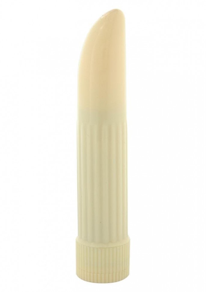 Вибратор пластиковый Lady Finger mini, 13Х2,5 см (белый)