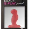 Вібромасажер простати Nexus G-Play Plus M Red, макс діаметр 3 см, перезаряджається