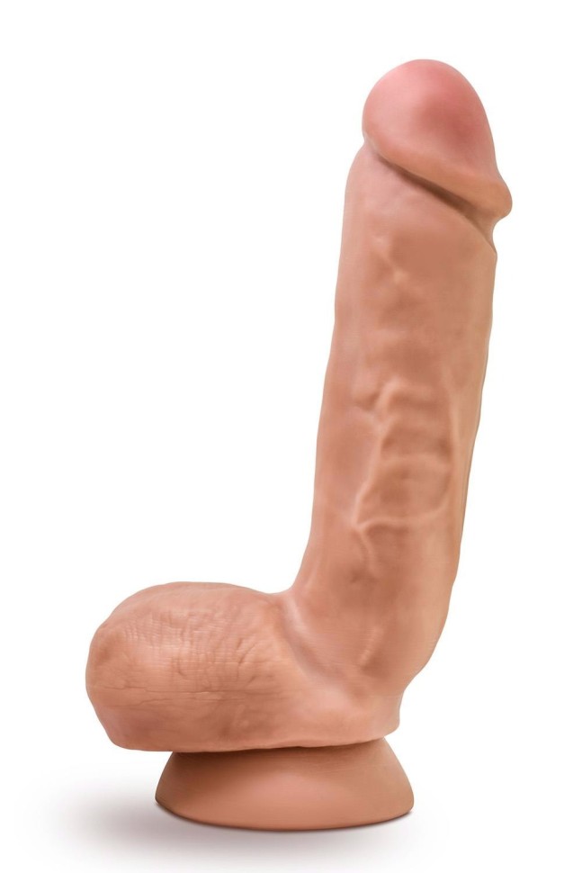 Фалоімітатор реалістичний, з присоскою Blush Loverboy коричневий, 21.5 х 5 см