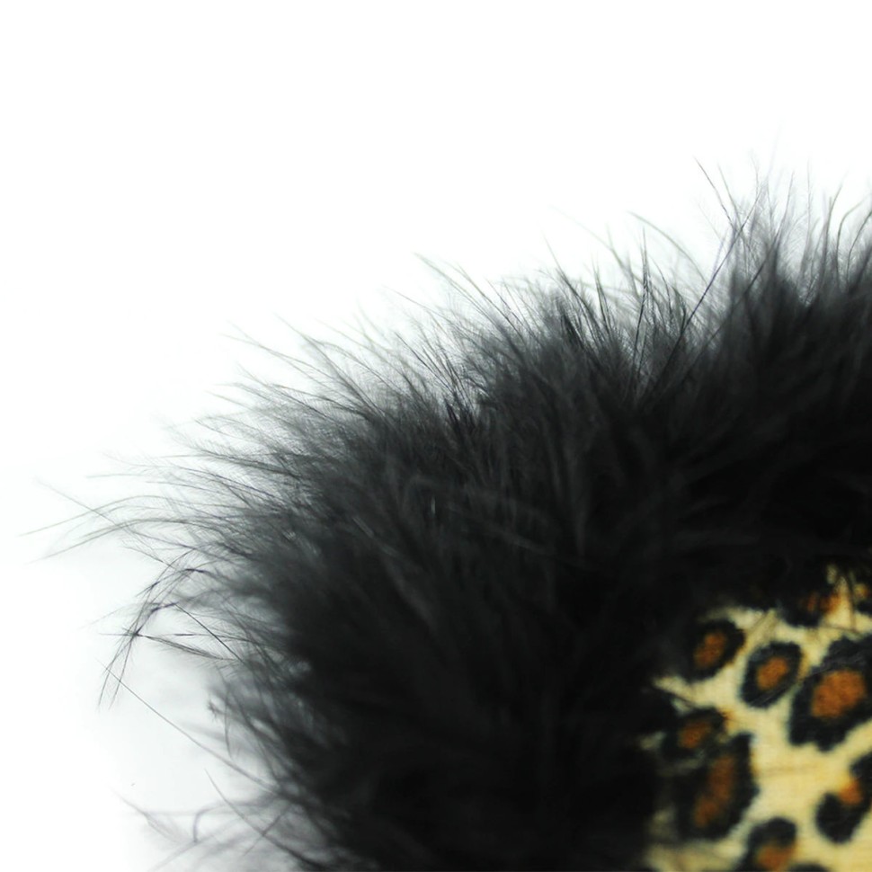 Маска на очі з хутром Flocky blindfold leopard