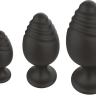 Набір анальних стимуляторів Boss Series - Silicone Anal Plugs Set (2,8/3,5/4,4 cm)