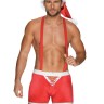 Чоловічий костюм містера Санта Клауса Obsessive Mr Claus Червоно-білий S\M