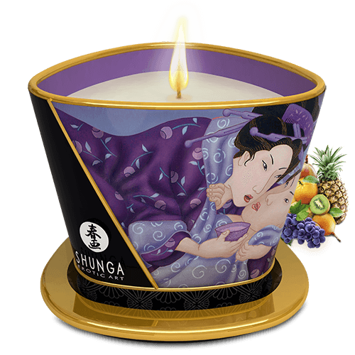 Массажная свеча Shunga Candle, 170 мл (Экзотические фрукты)