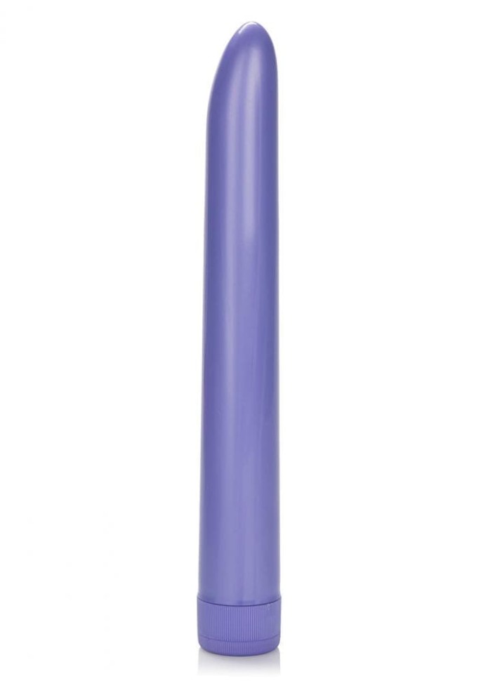 Большой пластиковый вибратор XXL Massager Platinum, 25х4 см (фиолетовый)