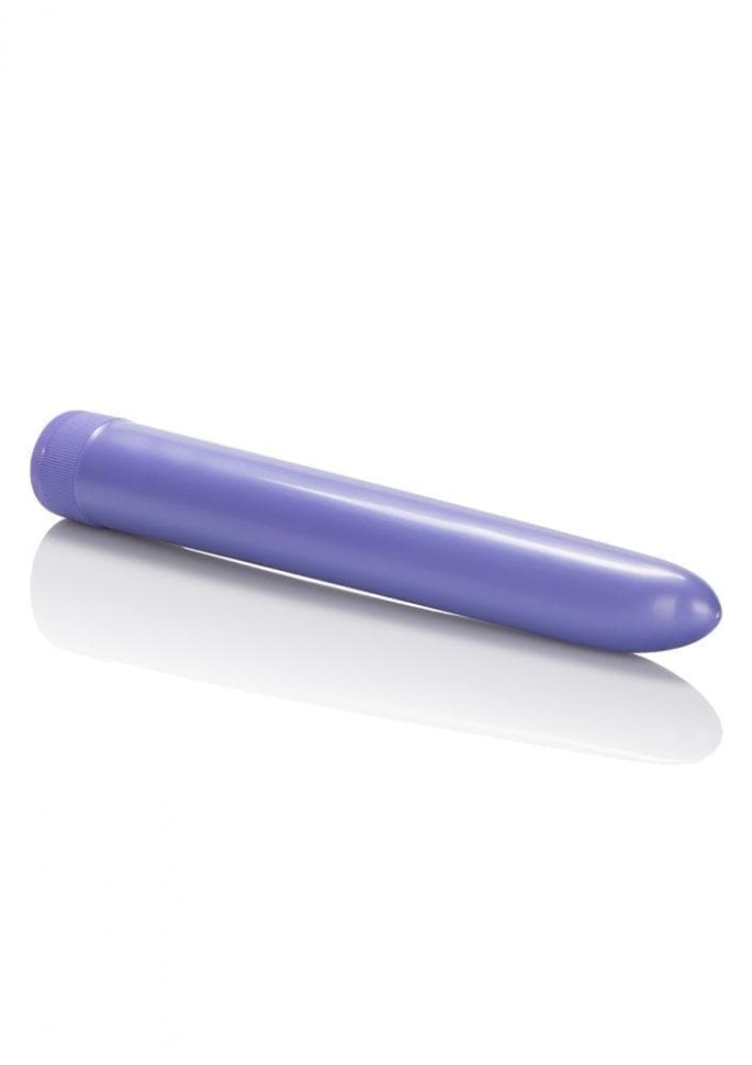 Большой пластиковый вибратор XXL Massager Platinum, 25х4 см (фиолетовый)