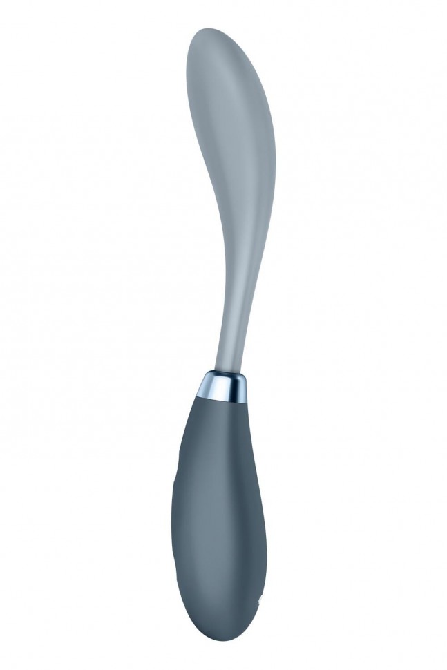 Вібратор Satisfyer G-Spot Flex 3 Grey, гнучкий стовбур із фіксацією положення