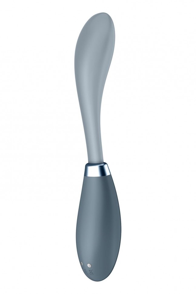 Вібратор Satisfyer G-Spot Flex 3 Grey, гнучкий стовбур із фіксацією положення