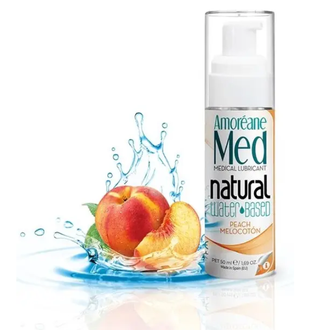 Гель-любрикант AM. Peach Water Based Lubricant з фітопланктоном, 50 мл