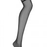 Чулки черные Obsessive Contica stockings L/XL
