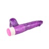 Вібратор ребристий Chisa Luv Pleaser, Purple. 20cm