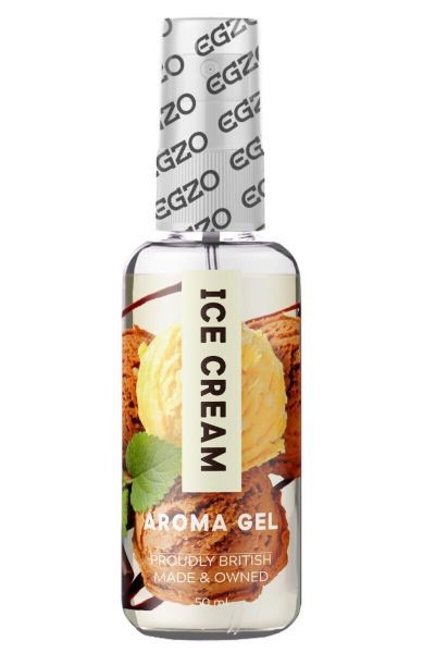 Съедобный гель-лубрикант EGZO AROMA GEL - Ice Cream, 50 мл