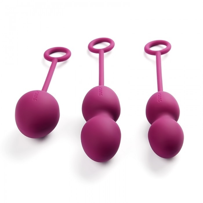 Svakom - Nova Kegel вагинальные шарики со смещенным центром тяжести, 3 шт (фиолетовый)