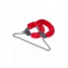 Наручники Metal Handcuff With a Long Chain , Red