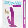 Страпон-кролик з вібрацією та трусиками Happy Rabbit Rechargeable Vibrating Strap-On Harness Set