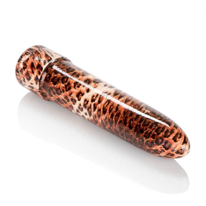 CalExotics Leopard Massager Mini пластиковый вибратор, 11х3,5 см (розовый)
