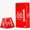 Презервативи OLO Zero One ультратонкі з гіалуроновим мастилом та збуджуючим ефектом (упаковка 10 шт)