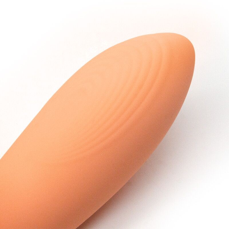 Вакуумний вібратор Kistoy Tina Mini Orange, вагінально-кліторальний