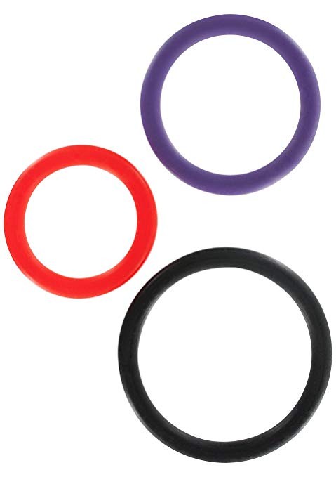 Toy Joy Triple Rings Multicolor 3Pcs эрекционные кольца