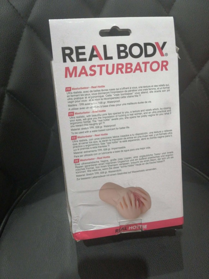 Реалистичный 3D мастурбатор приоткрытая вагина Real Body - The Hottie (мятая упаковка)