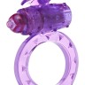 Ерекційне кільце з вібрацією Toy Joy, фіолетове