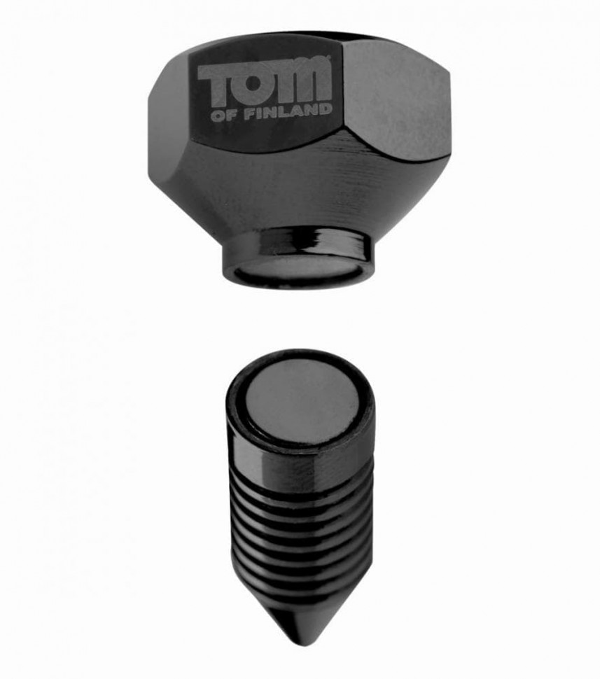 Tom of Finland Screw U II Magnetic Nipple Clamps - зажимы украшение для сосков