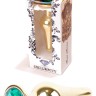 Анальний затор Boss Series - Jewellery Gold BUTT PLUG Green, BS6400069