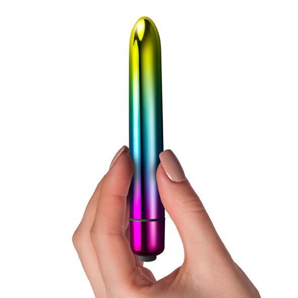 Вібратор Rocks Off RO-140mm Prism Rainbow (м'ята упаковка!!!)