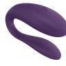 Недорогий вібратор для пар We-Vibe Unite Purple, однокнопковий пульт ДК