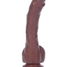 Фалоімітатор реалістичний COLT Adam Dexter на присосці, коричневий, 21.5 х 4.5 см