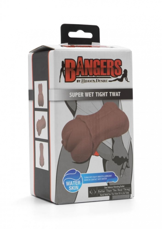 Hidden Desire Bangers Super Wet Tight Twat Vibr. - реалистичный мастурбатор с вибрацией 13,5х1см (телесный)