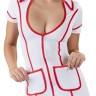 Сукня медсестри сексуальна Cottelli Colection Nurse Dress, M, біла