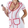 Сукня медсестри сексуальна Cottelli Colection Nurse Dress, M, біла