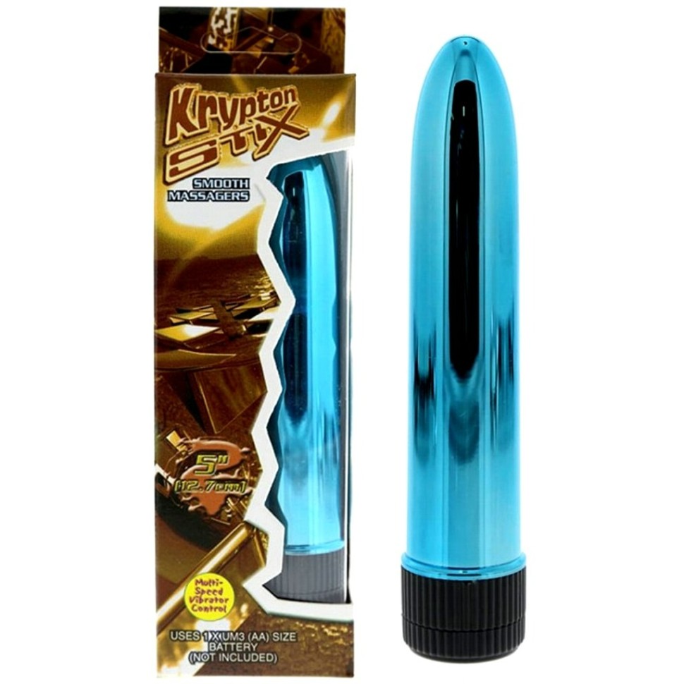 T110486 вібромасажер Krypton Stix 5 " massager m/s, BLUE, Синий