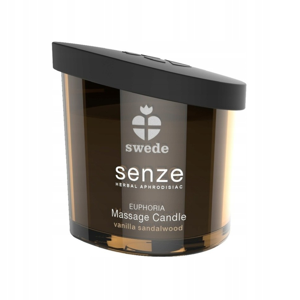 Масажна свічка Swede Senze, з ароматом ванілі та сандала, 50 мл