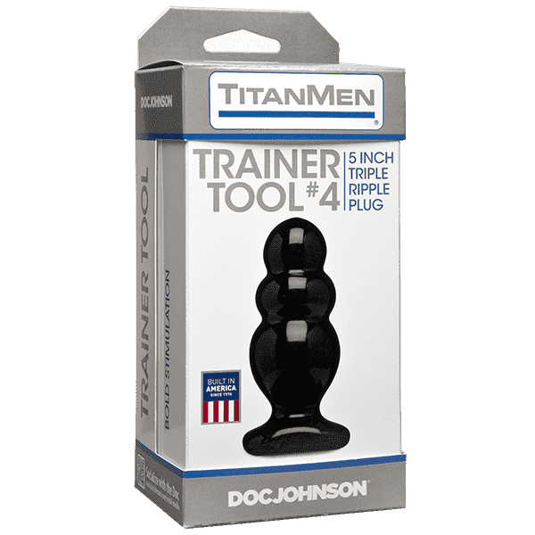 Doc Johnson TitanMen Tools Trainer  No.4 - анальная пробка, 11,2х5,3 см