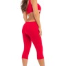 Комбінезон ONE SHOULDER CROPPED CATSUIT RED, S/M