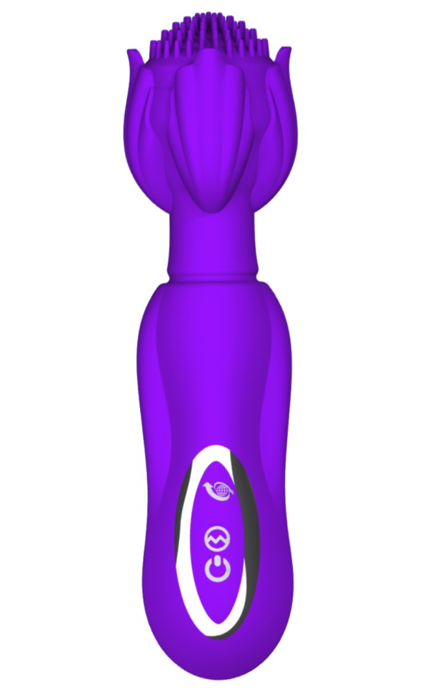 Вібромасажер для стимуляції ерогенних зон - Multifunctional Vibrator фіолетовий