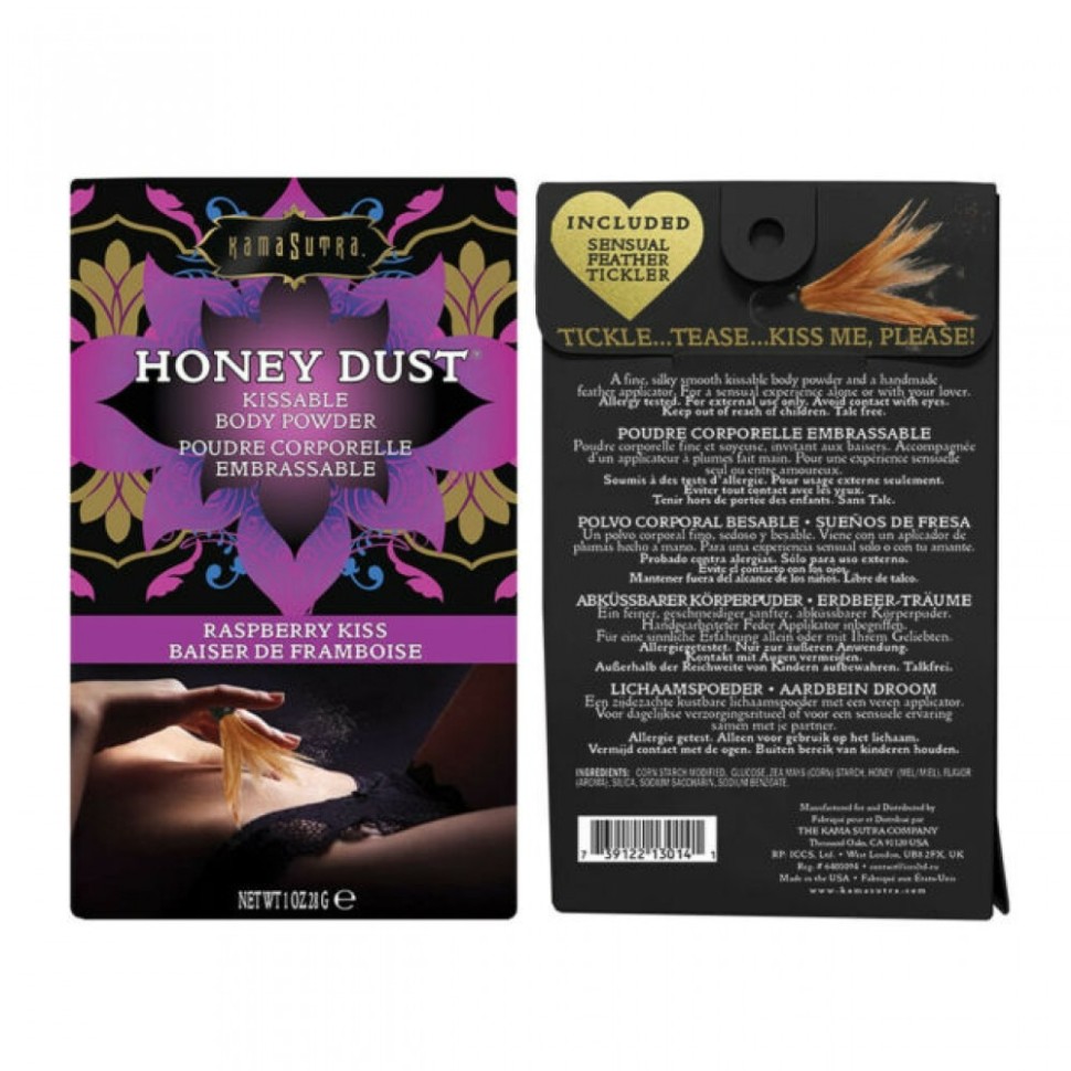 Їстівна пудра Kamasutra Honey Dust Raspberry Kiss