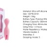 Svakom Nymph Vibrator Pink вибратор, 15.6х4 см