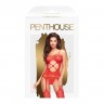 Бодістокінг з вирізом на животику Penthouse - Hot Nightfall Red XL