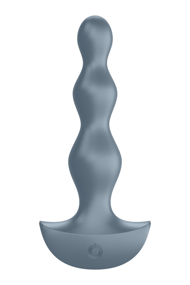Анальна пробка з вібрацією Satisfyer Lolli-Plug 2 ice blue, сірий