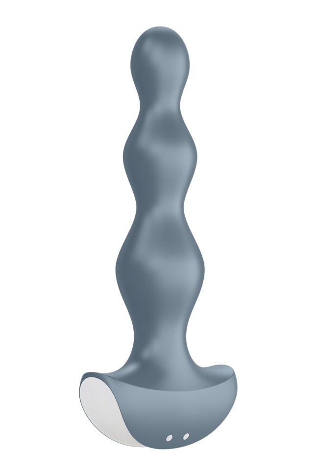 Анальна пробка з вібрацією Satisfyer Lolli-Plug 2 ice blue, сірий