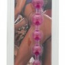 Анальная цепочка Oriental Jelly Butt Beads 10.5", PURPLE
