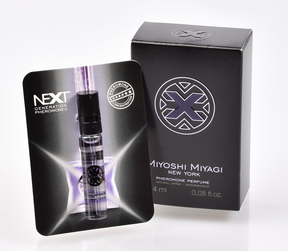 Духи з феромонами для чоловіків Miyoshi Miyagi Next "X" for MAN, 2,4 ml